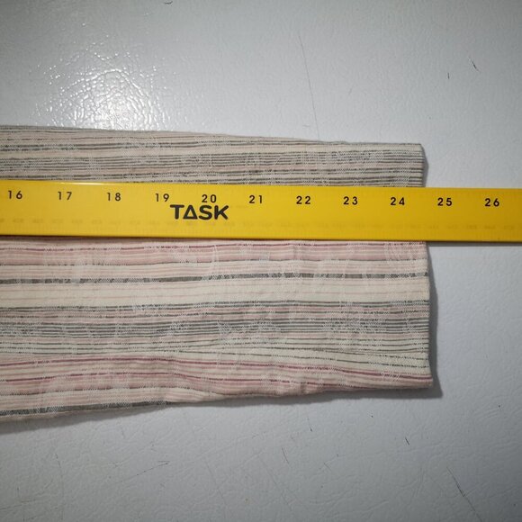 Jessica Sport Ladies Size 14 Grey Burgundy Off White Striped Lined Blazer - Picture 7 of 9